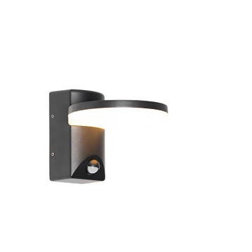 Buiten wandlamp zwart incl. LED IP54 bewegingssensor - Esmee, Verzenden, Nieuw, Aluminium