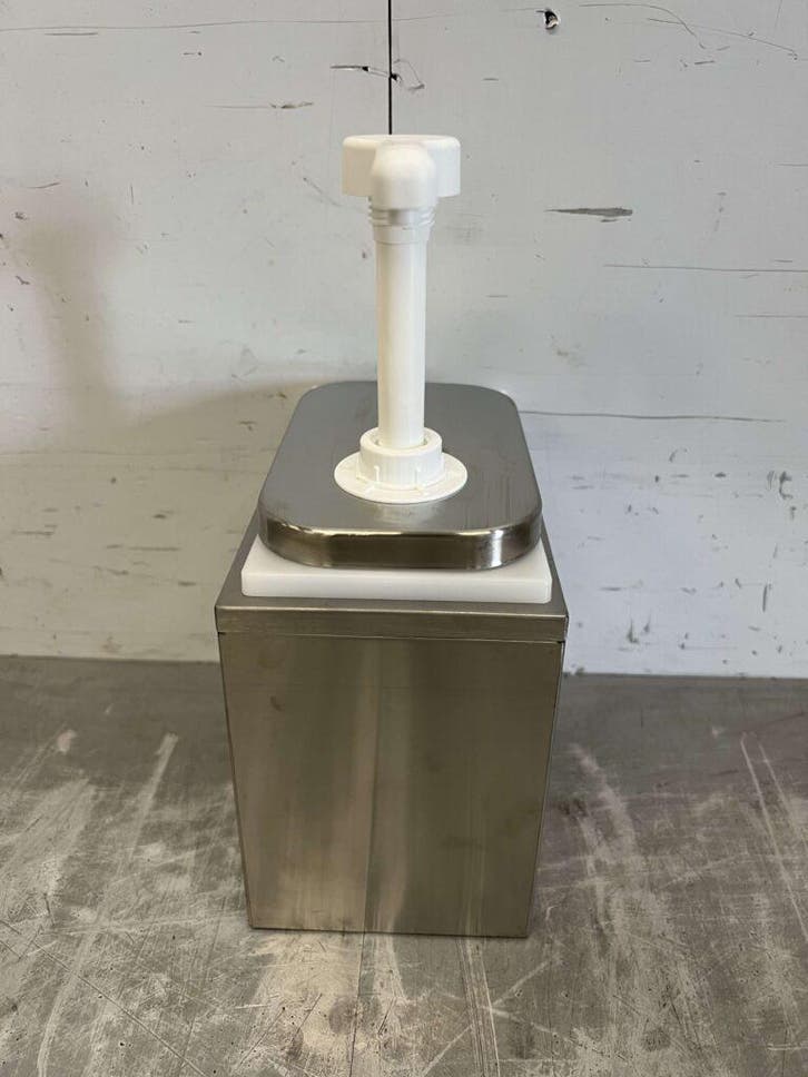 HCB RVS Sauzenbar Sauspomp Sausdispenser 2 liter Horeca, Zakelijke goederen, Horeca | Keukenapparatuur, Nieuw in verpakking, Ophalen of Verzenden