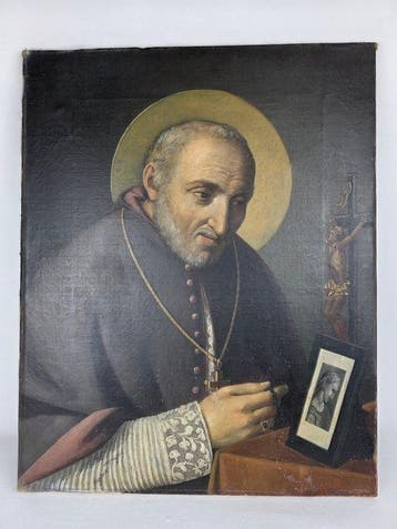 Scuola Napoletana XIX - SantAlfonso Maria de Liguori