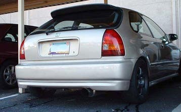 PU Design Achterlip Type R Style Honda Civic, Honda, Nieuw, Ophalen of Verzenden, Achter