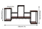 Metaal & Houten Wand Wijnrek – Vintage Barrek, Huis en Inrichting, Woonaccessoires | Wijnrekken, Verzenden, Nieuw