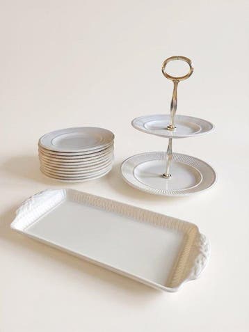 wedgwood - Gebak/taartset (13) - Edme - Aardewerk