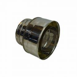 Dubbelwandig rookkanaal RVS,  Ø150-200 plug, Ophalen of Verzenden, Nieuw