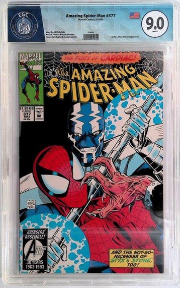 Amazing Spider-Man #377 - EGC 9.0 - 1 Graded comic - Eerste, Nieuw