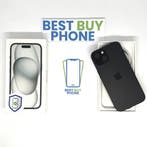 iPhone 15 128GB zwart /100% batt /zeer net /garantie, Telecommunicatie, Mobiele telefoons | Apple iPhone, 128 GB, IPhone 15, Zwart