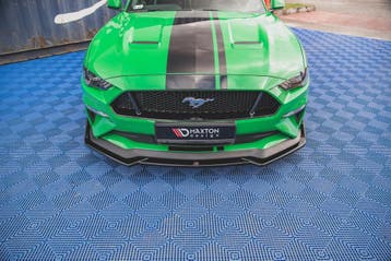 Maxton Front Splitter V.1 met Flaps Ford Mustang GT Mk6, Verzenden