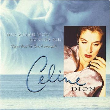 cd single card - Celine Dion - Because You Loved Me (Them..., Verzenden, Zo goed als nieuw, Pop