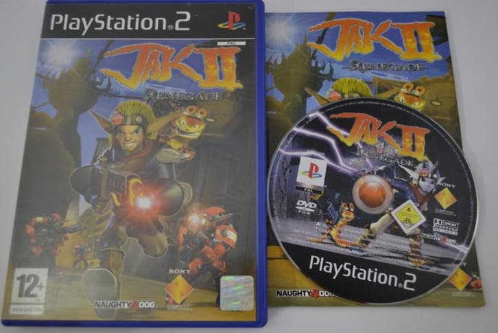 Jak II Renegade (PS2 PAL), Spelcomputers en Games, Games | Sony PlayStation 2, 1 speler, Zo goed als nieuw, Verzenden