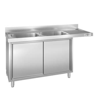 GGM Gastro | Spoeltafel tbv doorschuifvaatwasser - |, Witgoed en Apparatuur, Vaatwasmachines, Verzenden, Nieuw, Inbouw