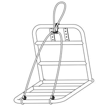 Cortina Snelbinder Loopfix Jakarta wit/zwart, Verzenden, Nieuw