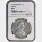 Duitsland, keizerrijk Wilhelm II. 5 Mark 1913 - NGC MS61, Postzegels en Munten