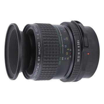 Pentax 67 100mm f/4 SMC Macro objectief + SMC Life-Size, Verzenden, Gebruikt, Pentax, Macrolens