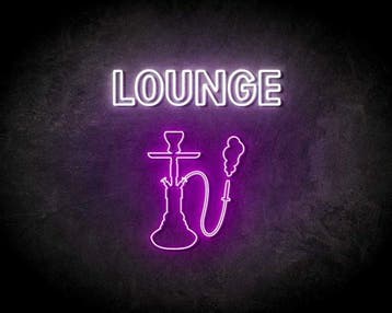 LOUNGE neon sign - LED neon reclame bord, Verzenden