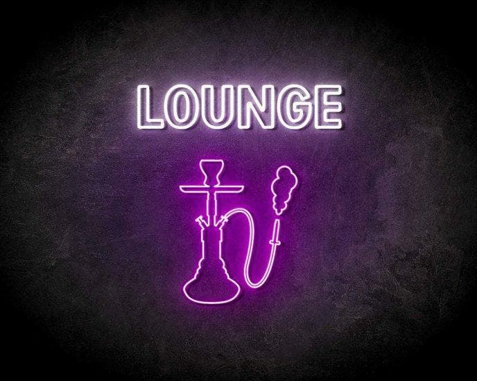 LOUNGE neon sign - LED neon reclame bord, Zakelijke goederen, Overige Zakelijke goederen, Verzenden