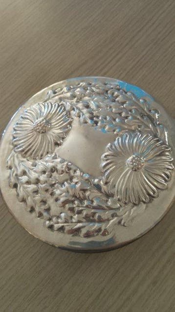 Handspiegel - Zilver, Antiek en Kunst