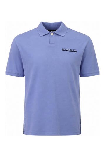 Napapijri Polo in maat L Blauw, Verzenden, Zo goed als nieuw, Blauw, Napapijri