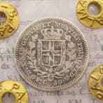 Italië. Carlo Alberto. 50 Centesimi 1843 (Zonder