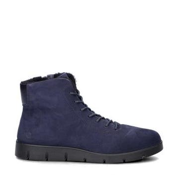 Ecco Bella veterboots voor dames in het Blauw, Ecco, Lage of Enkellaarzen, Nieuw, Verzenden