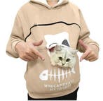 Trui met buidel voor kat / hoodie met kangoeroezak, Krabpaalwebshop.nl, Nieuw