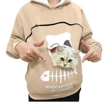 Trui met buidel voor kat / hoodie met kangoeroezak, Kleding | Dames, Truien en Vesten, Presentsathome.nl, Nieuw