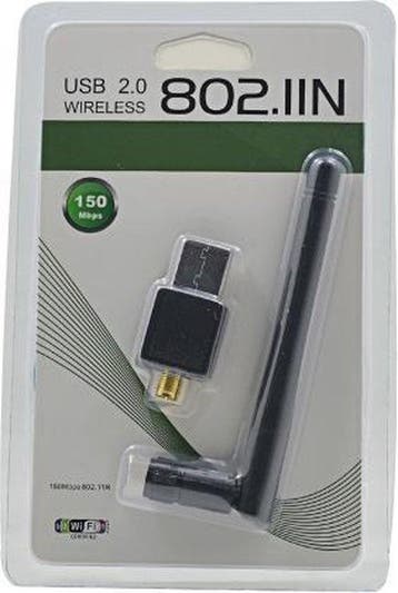 USB Wi-Fi-adapter 802.11n/g/b met antenne, Ophalen of Verzenden, Nieuw