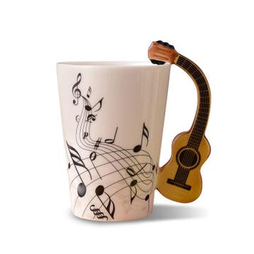 Keramiek mok Akoestische Gitaar (Muziek, Mokken), Ophalen of Verzenden, Nieuw