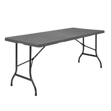Bolero Wilgstructuur Rechthoekige Wilg Midden Vouwtafel 6Ft, Verzenden, Nieuw in verpakking