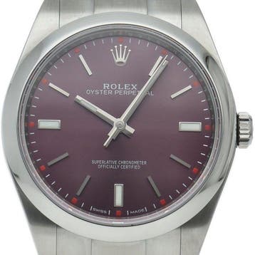 Rolex - Oyster Perpetual 39 Watch Red Grape - 114300 - Heren, Nieuw