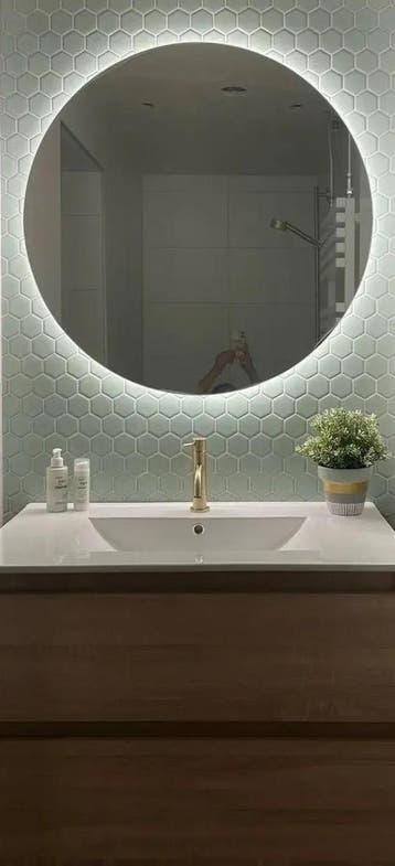 Wand Mozaïek Tegels Factory Hexagon Keramiek Lichtgroen -.., Nieuw, Ophalen of Verzenden, 20 tot 40 cm, 10 m² of meer