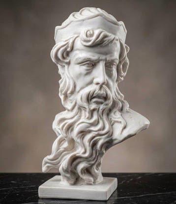 sculptuur, Poseidone - 31 cm - Composiet