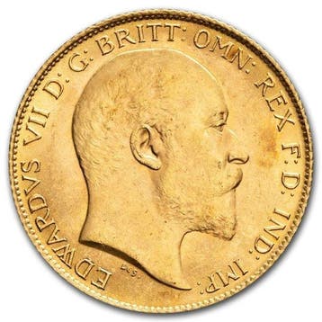 Verenigd Koninkrijk. British Gold Half Sovereign King Edward
