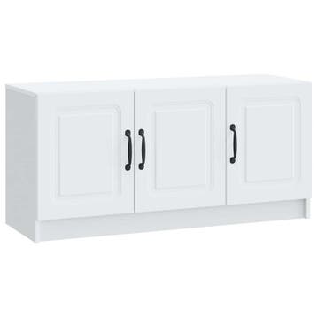 vidaXL TV-kast Wit 99 x 34,5 x 47 cm Bewerkt hout, Minder dan 50 cm, Verzenden, Nieuw, Minder dan 100 cm