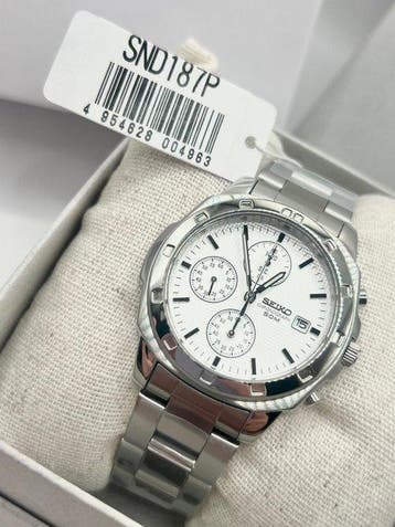 Seiko - Chronograph - Zonder minimumprijs - SND187P - Heren
