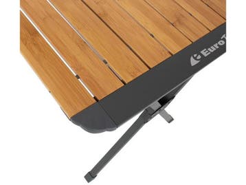 Eurotrail Chambery M - Luxe Opvouwbare Tafel - Bamboe Blad -, Caravans en Kamperen, Verzenden, Zo goed als nieuw