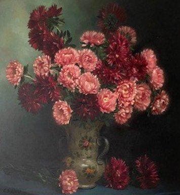 Clément Sielens (1890-1931) - Bloemstilleven