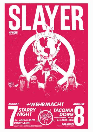 Posters - Poster Slayer - Tacoma Dome, Verzenden, Zo goed als nieuw