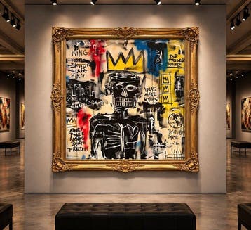 Timo Wedell - Whispers of Freedom - XXL - Hommage Basquiat