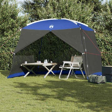 vidaXL Muskietentent met dak Azure Blauw 320 x 320 x 218 cm, Verzenden, Nieuw, Tot en met 2