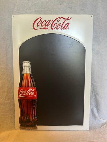 Coca Cola Krijt Bord - Reclamebord - blik