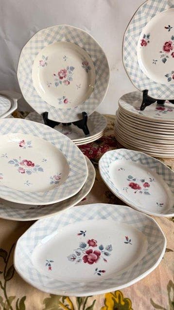 Sarreguemines - Tafelservies (28) - Modele  BASTIA -, Antiek en Kunst