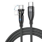 DrPhone ProCharge C2C Ultra – 0.5M 100W USB-C Naar USB-C Kab, Verzenden, Nieuw