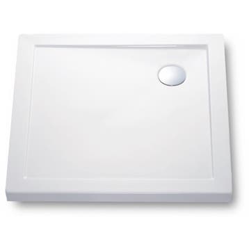 Vierkante SMC douchebak 90x90x4cm wit, Verzenden, Nieuw