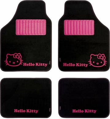 Vloermattenset voor auto Hello Kitty KIT3013 Universeel, Ophalen of Verzenden, Nieuw in verpakking