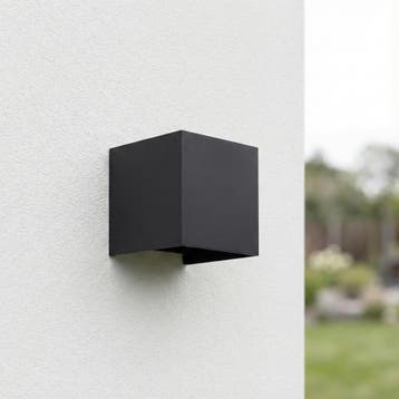 LED Cube Wandlamp | Dimbaar | IP44 | G9 fitting | Zwart, Ophalen of Verzenden, Nieuw