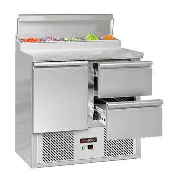 GGM Gastro | Saladette Mini ECO - 900x700mm - 1 deur + 2 |, Verzenden, Nieuw in verpakking
