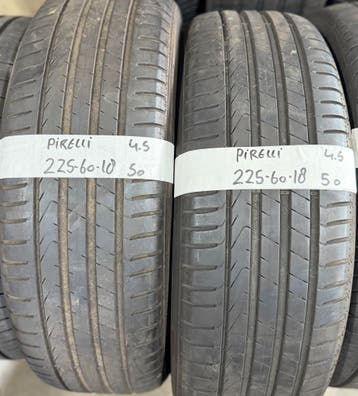 2x 225-60-18 Pirelli Zomer 2x 4.5mm €50 Per Band 225 60 18, Ophalen, 18 inch, Gebruikt, Band(en)