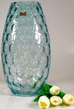 Egermann - Vaas - Glas - Aquamarin olijf opt.