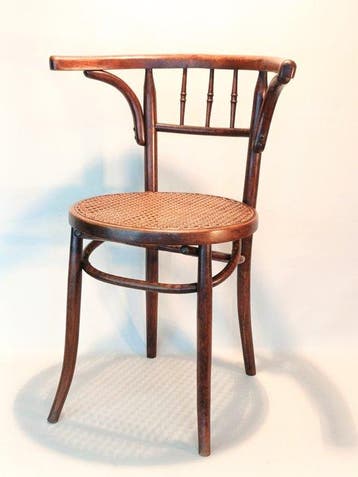 Stoel - nr 98 - Hout, Rattan