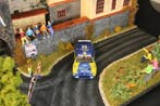 Diorama met Ninco Seat Cordoba WRC Evo 2 1:32 Rallye Ourense, Ophalen of Verzenden, Nieuw, Groter dan 1:35, Diorama