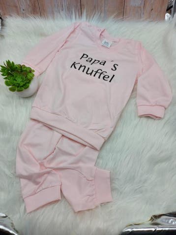 Pyama Licht roze - Papas Knuffel, Verzenden, Nieuw